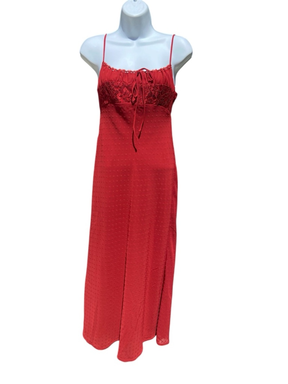 Rumored Midsummer Maxi Dress Size Small NWT Rust Red